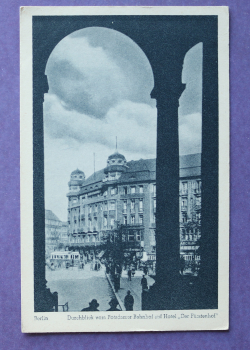 Ansichtskarte AK Berlin 1930er Jahre Hotel Fürstenhof Potsdamer Bahnhof Straßenbahn Ortsansicht Architektur